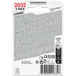 Comprar Pilas 2032 de botón de litio 3V, pila CR2032 blister 4 unidades ·  DURACELL · Supermercado Supermercado Hipercor