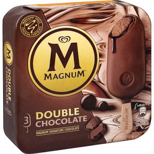 Bombón Magnum Double Chocolate 88 Ml. x 3 Und