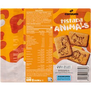 Galleta Animals Tostada