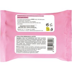 Segona imatge del producte Tovalloletes Desmaquillants Facials de la marca KYREY
