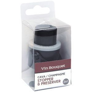 Tapón y Conservador 2 en 1 Botella Cava