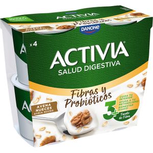 Activia Avena Nueces Bifidus Desnatado P-4 U