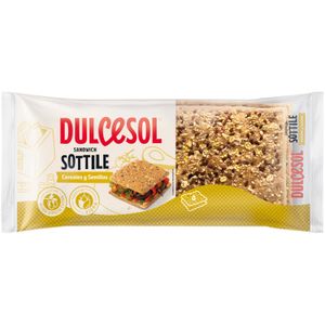 DULCESOL Pan Sándwich Multicereal Sottile 8 Unidades