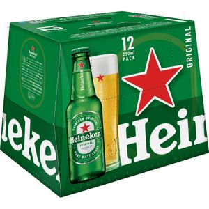 HEINEKEN Cerveza Holandesa Pack de 12 Botellas