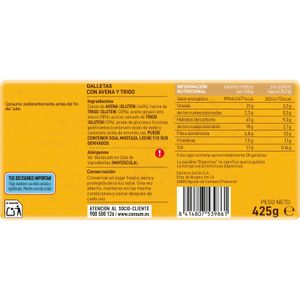 Galleta Digestive Avena