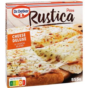 Pizza Rústica Cuatro Quesos