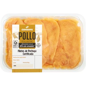 Pechuga de pollo fileteada 1 kg aprox