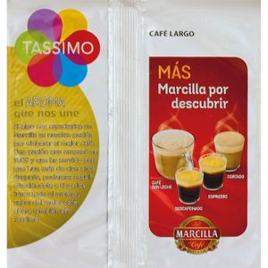 Café Largo Tassimo Cápsulas