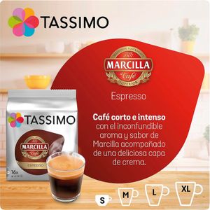 Café Espresso Tassimo Cápsulas