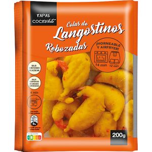 COLAS DE GAMBA REBOZADAS CONGELADAS COCINARTE 200GR - Congelados - Super Eko