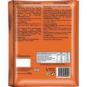 Colas Langostinos Rebozadas