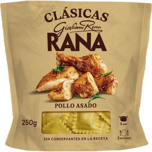 Pasta Fresca Rellena de Pollo Asado