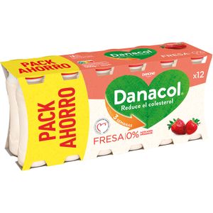 DANONE Danacol Sabor Fresa 0% Azúcares Añadidos