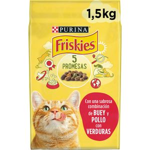 Comida Seca Gato con Buey y Pollo