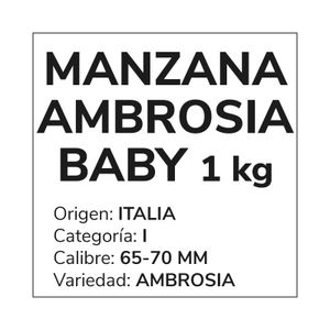 Segunda imagen del producto Manzana Ambrosia Peso Aproximado 1k