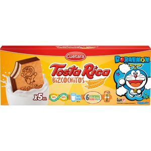 CUETARA Bizcochitos Tosta Rica Caja 5 Unidades