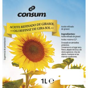 Aceite de Girasol Botella  ¡Haz la compra en Consum!