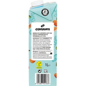 Bebida de Almendras 0% Azúcar Brik