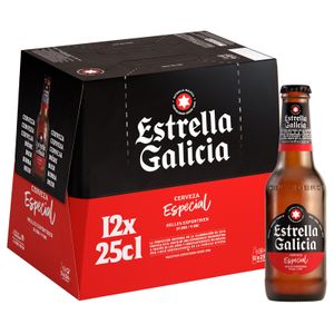 E.GALICIA Cerveza Botella Cristal Pack-12