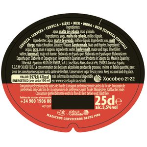 Cerveza Botella Cristal Pack-12