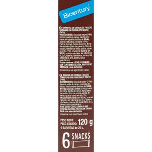 Snack Sarialis Chocolate Negro