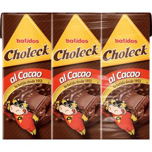 CHOLECK Batido Cacao Minibrik Pack de 3