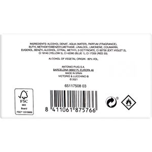 Quarta imatge del producte Colònia Masculina Nª2 Frescor Extrem de la marca V&L