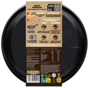 Tortilla Fresca Patatas con Cebolla