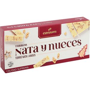 Turrón Nata-Nueces CONSUM