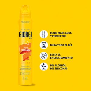 Segona imatge del producte Espuma Rinzol Marcat de la marca GIORGI
