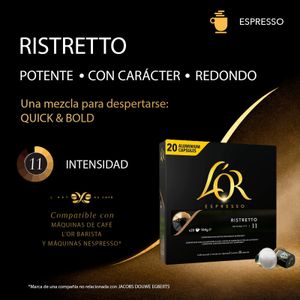 Café Espresso Ristretto Cápsulas