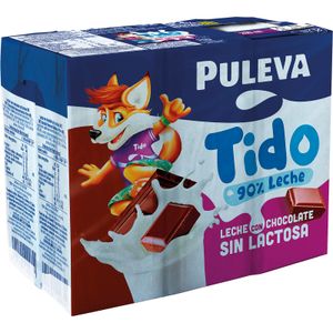 PULEVA Batido de Chocolate sin Lactosa Pack de 6