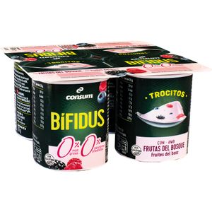 Yogur Bífidus 00% con Frutas del Bosque