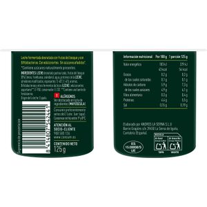 Yogur Bífidus 00% con Frutas del Bosque