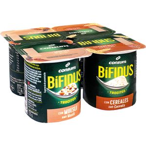 Yogur Bífidus con Cereales y Muesli