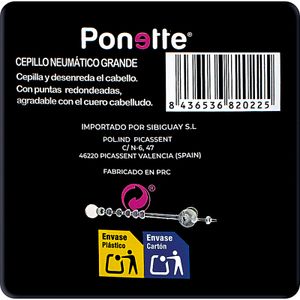 Segona imatge del producte Raspall pneumàtic Gran de la marca PONETTE