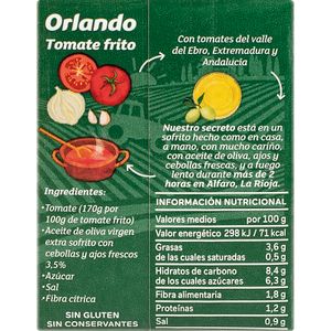 Tomate Frito Oliva Brik Pack de 3