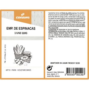 Empanadilla de Espinacas 1 ud.
