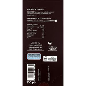 Chocolate Negro 85% Cacao