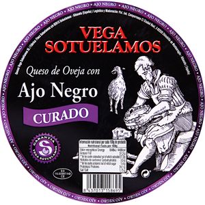 Queso Oveja c/Ajo Negro Leche Pasteurizada