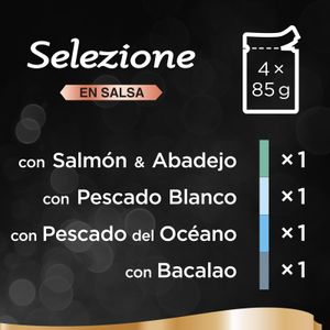 Pouch Delicias Pescado Comida Húmeda Gatos