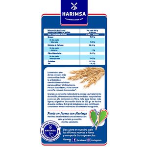 Harina Integral de Avena Paquete