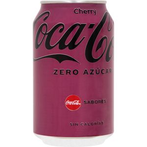 COCA-COLA Refresco Cola Zero Cherry Lata