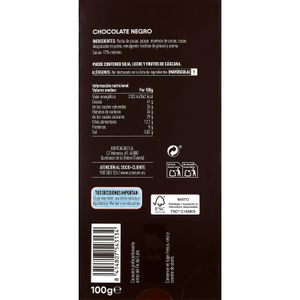 Chocolate Negro 72% Cacao