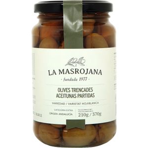 Aceitunas Partidas Variedad Hojiblanca 220 Gr