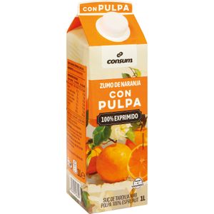 Zumo Exprimido Naranja con Pulpa Brik