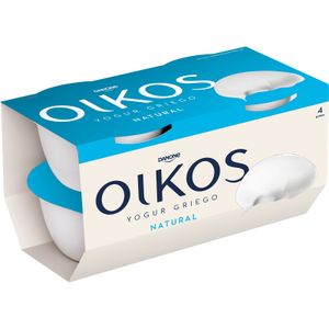 DANONE Yogur Griego Oikos Natural Pack 4 Unidades
