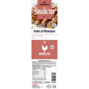Brochetas de Pollo al Pimentón