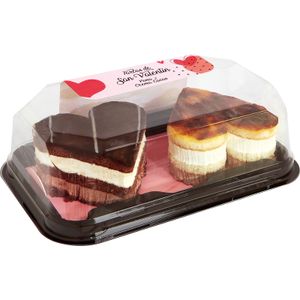 Corazones de Yema y Crema de Cacao 2 Un.