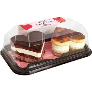 Corazones de Yema y Crema de Cacao 2 Un.